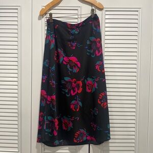 Jcrew Floral Midi Skirt